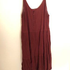Maroon summer dress